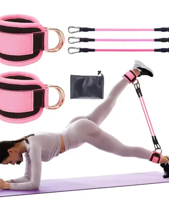 Resistance Band Set Workout Exercise Equipments Ankle Straps Fitness Yoga Elastic Fitness Bands For Home Gym Man And Woman Sport