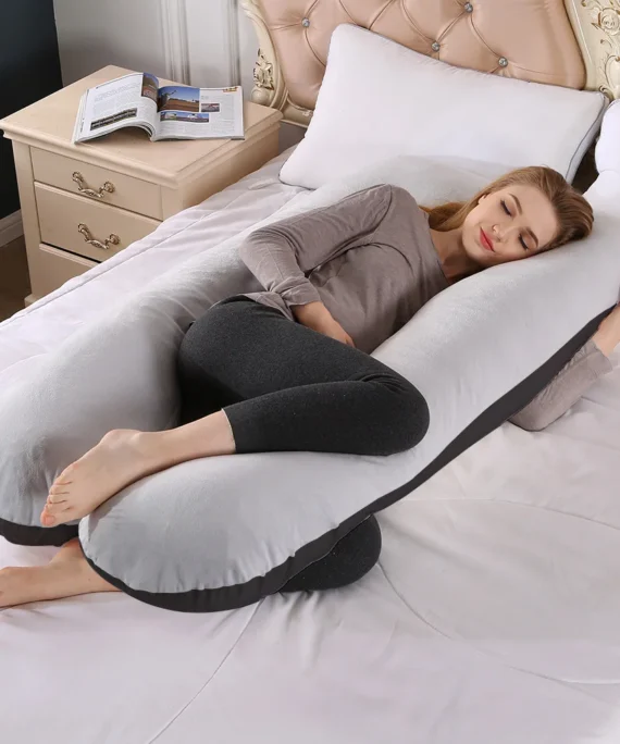 Cotton Pregnant Pillow U Shape Pillow for Pregnant Women Breastfeeding Cushion Maternity Sleeping Waist Pillow Pregnancy Cushion